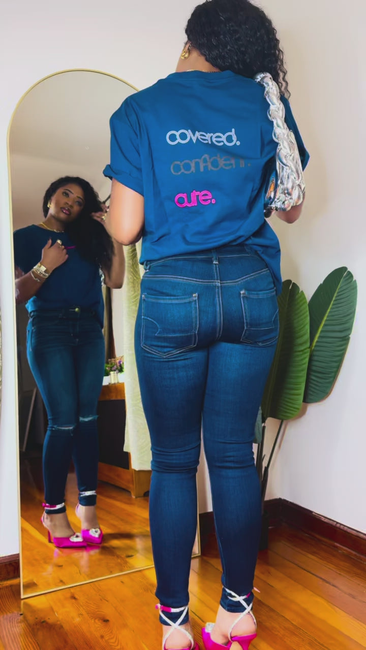 Covered Cutie Crew Neck T-Shirt